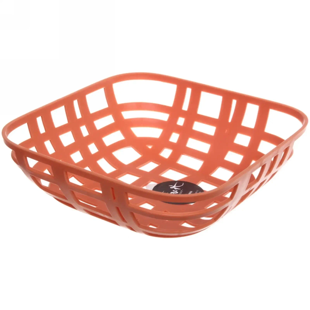 Фруктовница пластиковая «Астория» 23*23*7,5см тициан