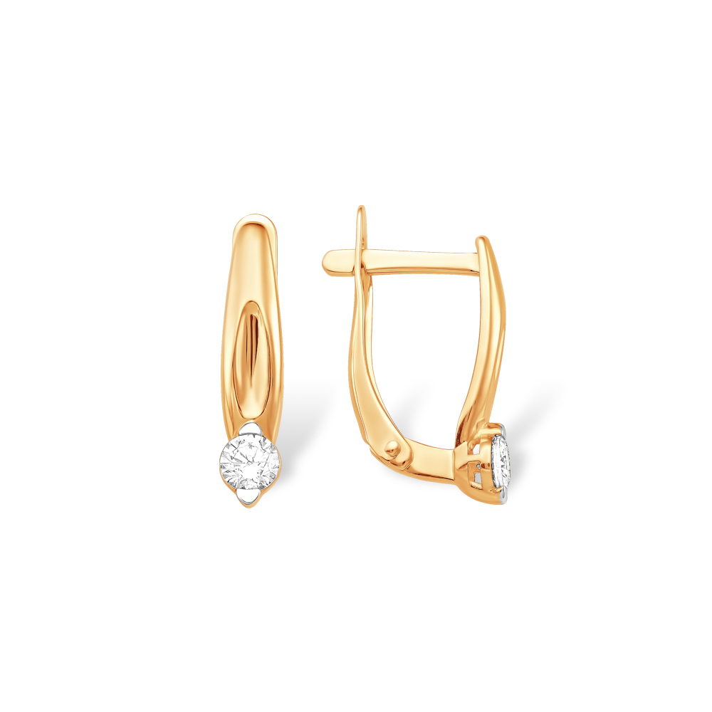 Серьги из золота 585 пробы