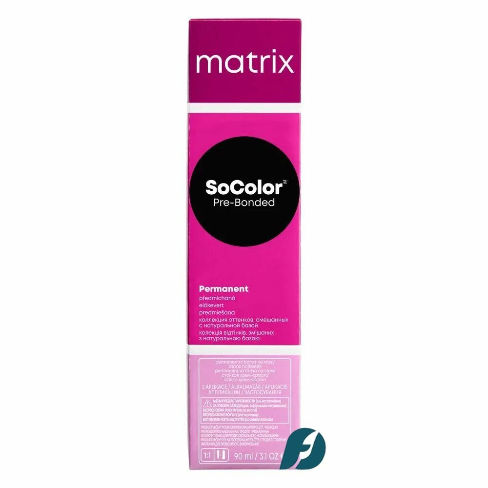 Matrix Краска для волос  SoColor Pre-Bonded 2N черный 90мл