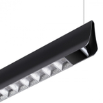 Подвесной светодиодный светильник Novotech 359550 LEDO NT25 000 черный диммир. со сменой цв.темпер. (пульт ДУ/прилож. Smart Life) IP20 LED 36W 220-240V 3000-5700К ITER