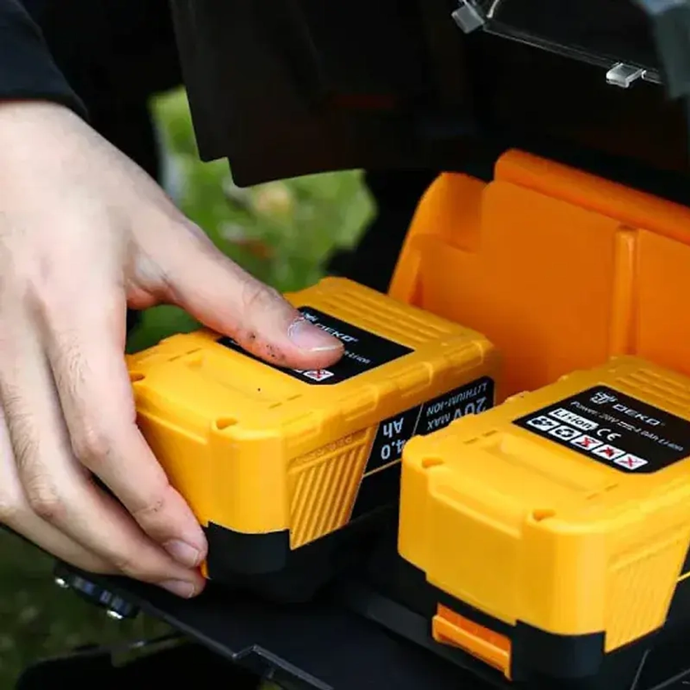 DEKO DKET40 культиватор аккумуляторный (2 x 4 Ач, ЗУ) 065-1203