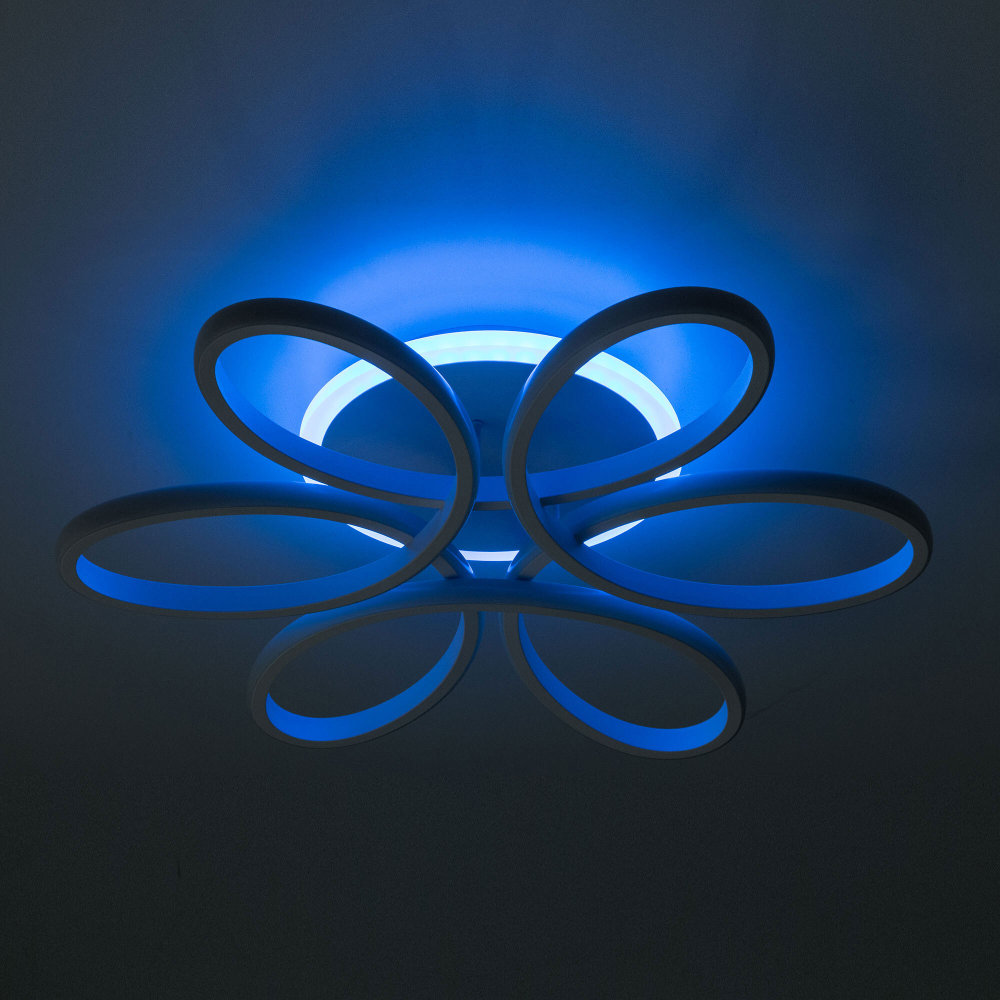 Citilux Сезар Смарт CL233A150E RGB Умная люстра Белая