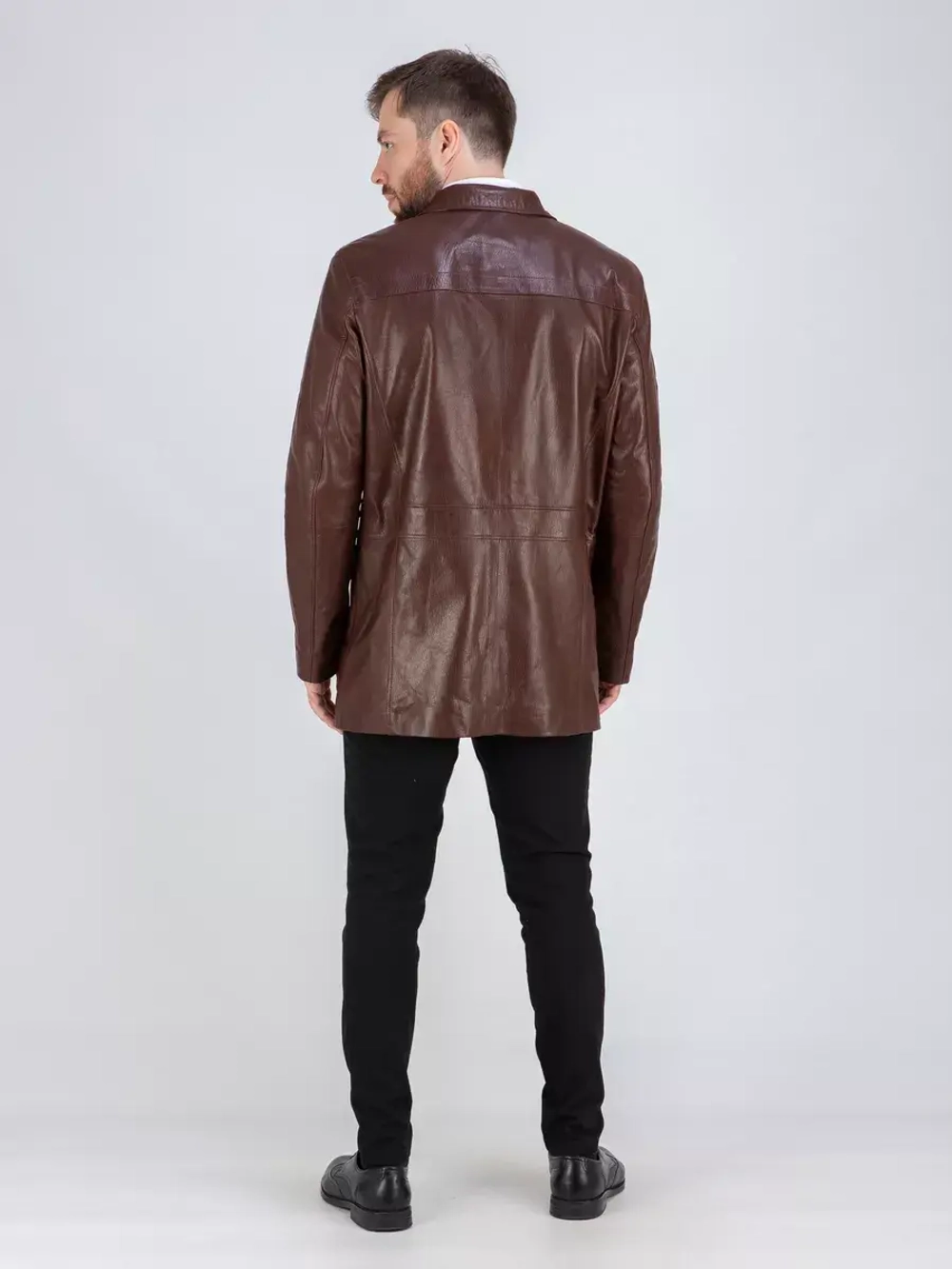 Кожаная куртка демисезонная