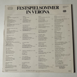 Винтажная виниловая пластинка LP Freni, Ricciarelli, Kabaiwanska, Cortez, Pavarotti, G. Raimondi, Festsommerspiele In Verona (Germany 1984)