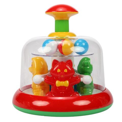 Юла-карусель "Цирк" в пакет 17х17х17,5см. (Стеллар)