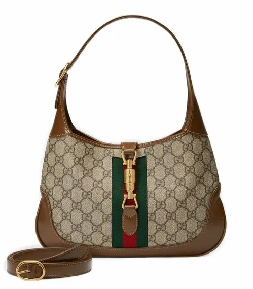 Маленькая сумка-хобо Gucci Jackie 1961 коричневый