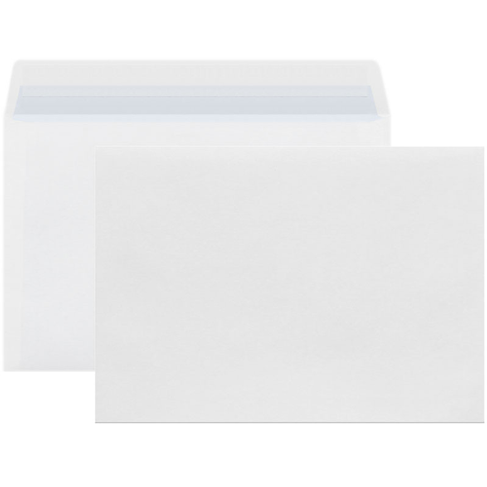 Конверт С5 Kuvert (162х229 мм) белый, удаляемая лента, внутренняя запечатка