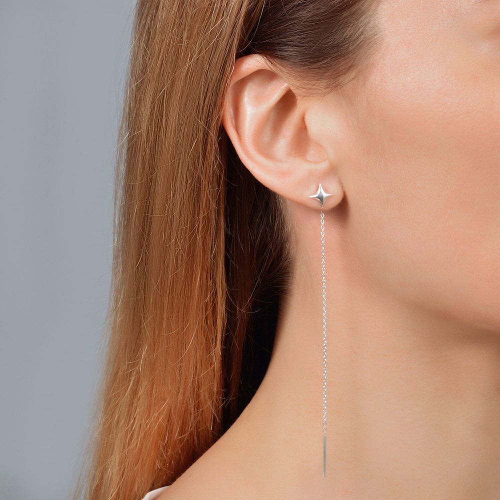 Серьги-протяжки Stella 100