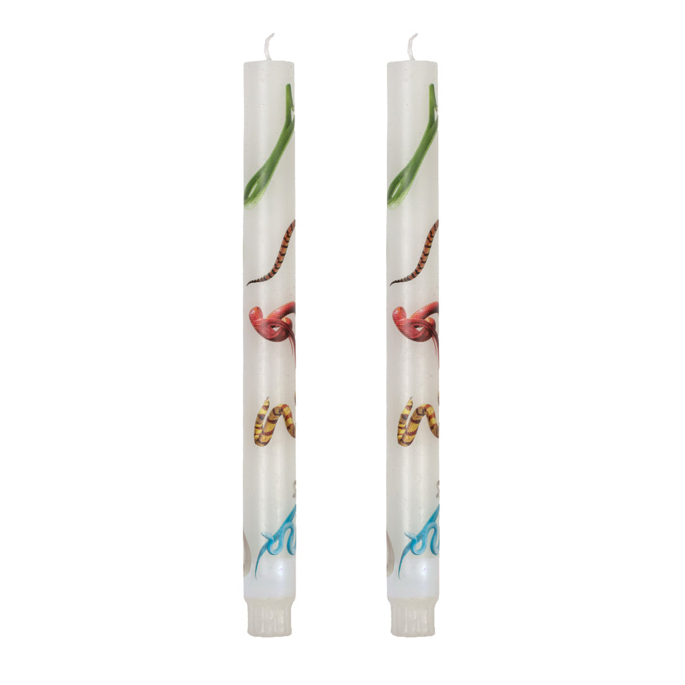 Свеча Stern Snakes White set of 2