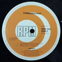 Винтажная виниловая пластинка LP HOT R.S. Forbidden Fruit (EU 2015)
