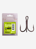 Крючки рыболовные (тройник) Saikyo 7046 BN 2X № 6 (50 шт. в упк.)