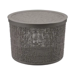 Коробка БЯЗЬ с крышкой D22см 4,5л французcкий серый