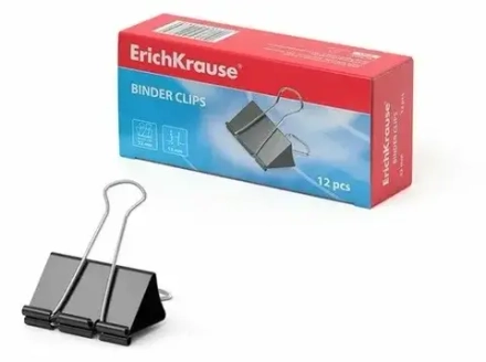 Зажим для бумаги 15мм ErichKrause 25085