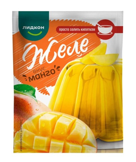 Желе вкус "Манго" 80г. Лидкон