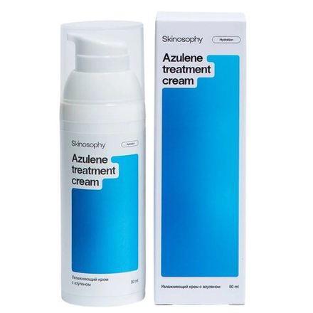 Увлажняющий крем с азуленом, Skinosophy 50 мл