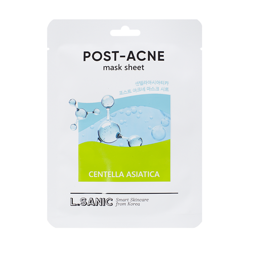 [L.Sanic] Centella Asiatica Mask Sheet - Тканевая маска с экстрактом центеллы против постакне, 25 мл