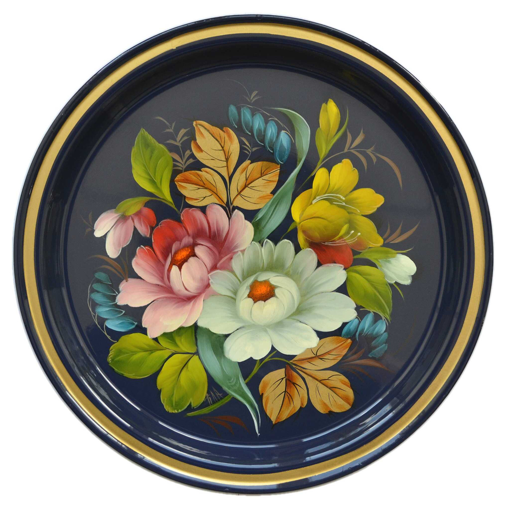 Zhostovo metal tray A5D170824179