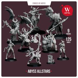 Комплект миниатюр Abyss All-Stars Band