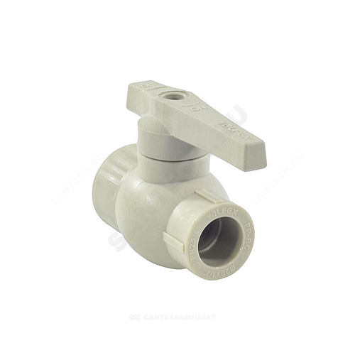 Кран шаровой PP-R серый Дн 25х3/4" ВР VALFEX 10142534Г