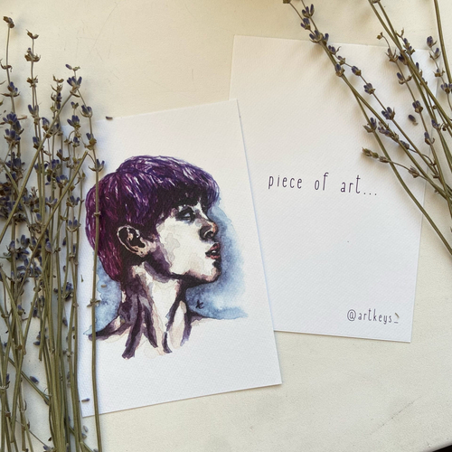 Открытка / artkeys_ / BTS / "чимин piece of art"