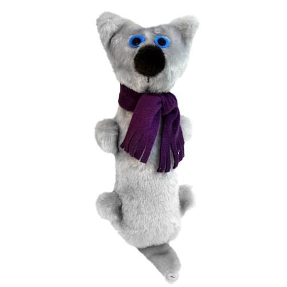 Игрушка"Кот" с пищиком,бутылка,мех (110х130х380) Зооник