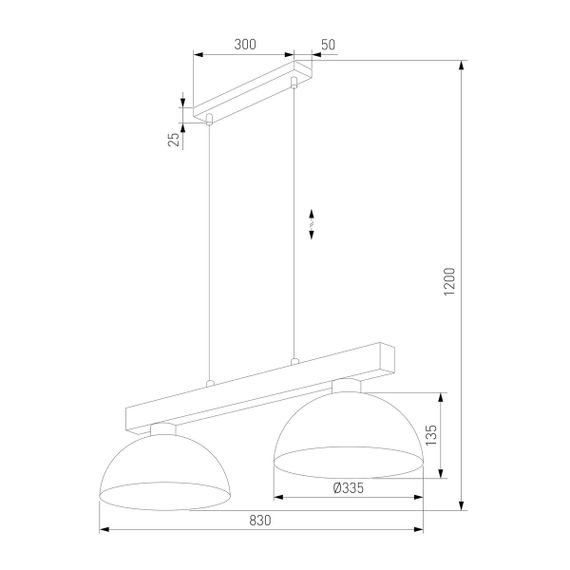 Подвесной светильник TK Lighting 4713 Oslo