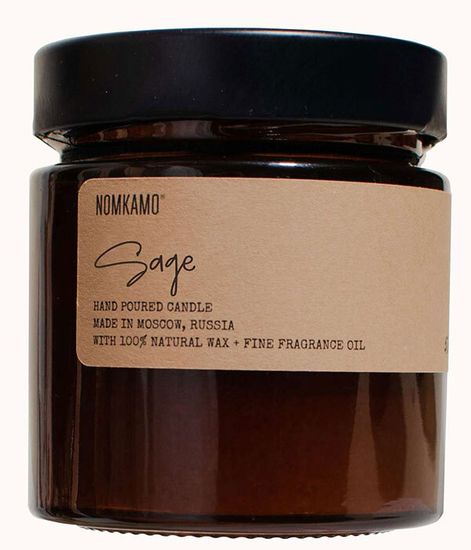 SAGE свеча в янтарной банке, Nomkamo