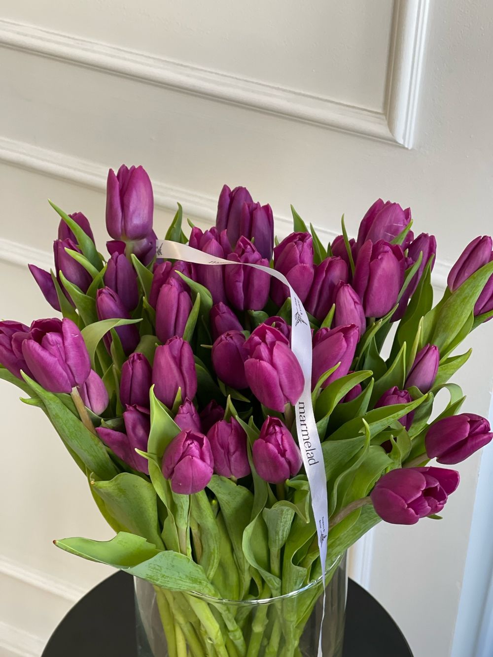 Тюльпаны классика - фиолетовый цвет