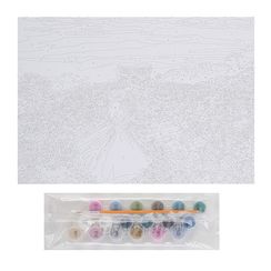 Nömrəli Rəngləmə Lori 20*28,5 Сm Kartonda "На закате"