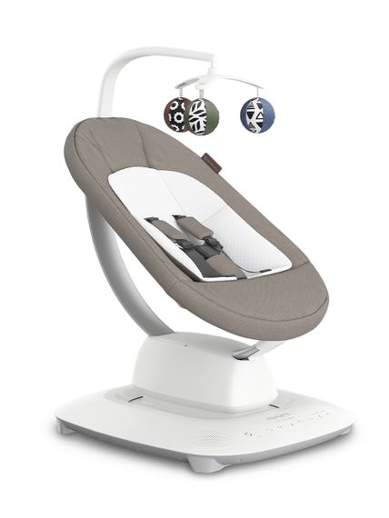 Кресло-качалка UPPAbaby Mamaroo Wells - Dark Taupe Melange