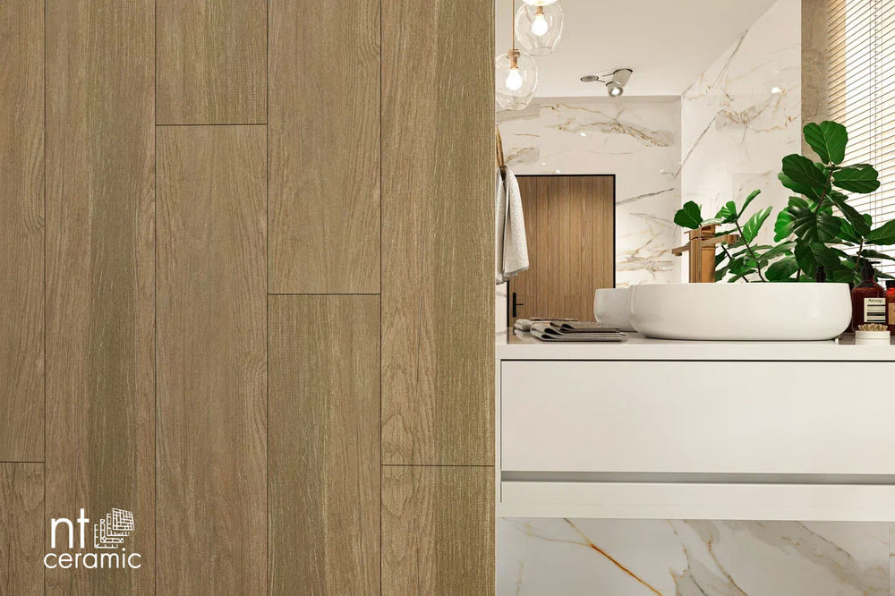 NT Ceramic Wood Honey 20x120