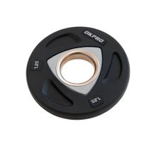 Диск олимпийский полиуретановый 1,25 кг OKPRO серый лого