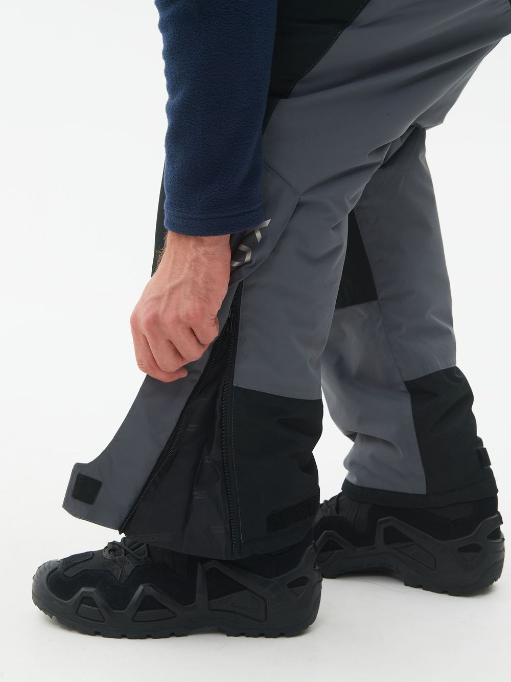 Костюм зимний Siberia LUX ткань Breathable цвет Серый/Черный