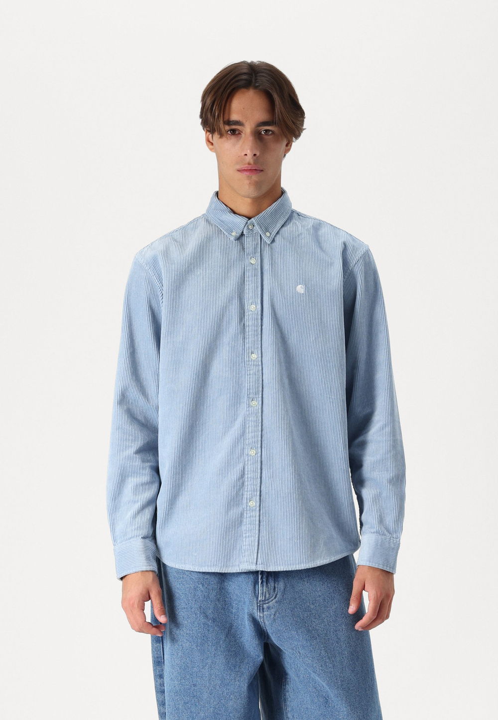 Carhartt WIP MADISON - Рубашка - Голубой