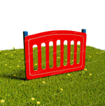 Забор уличный из экопластика Мостик, секция 1000х740 мм