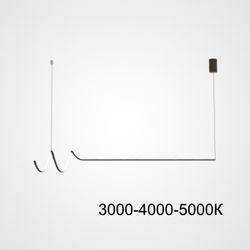 Подвесной Светильник Damaris L120 Black Трехцветный Свет By Imperiumloft