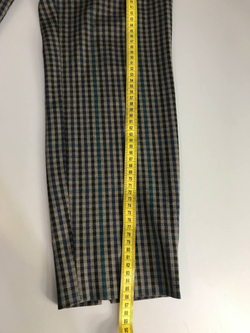 Брюки в стильную клетку, визуально 46/48 размер