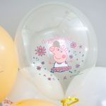 Шар (12"/30 см) Свинка Пеппа, Принцесса-Волшебница, Ассорти, пастель, 1 ст 25 шт.