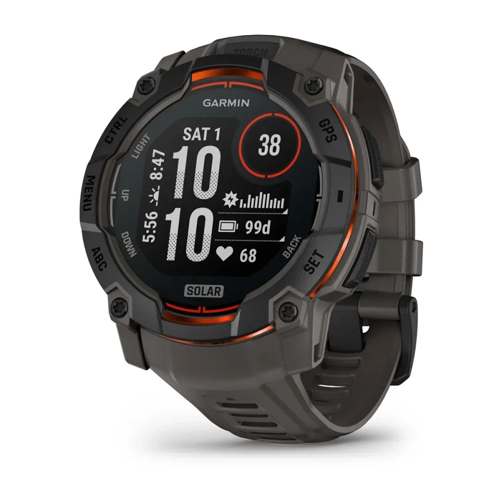 Смарт часы Instinct® 3 – 50 мм, Solar, черный корпус с черным ремешком