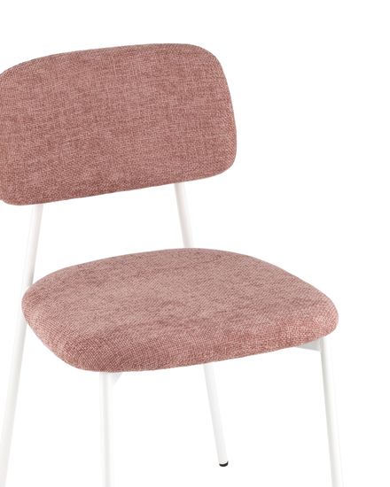 Стул Chao розовый белые ножки 2 шт.