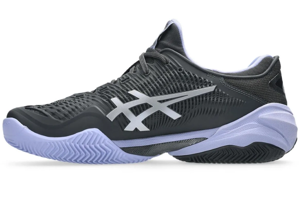 Мужские кроссовки теннисные Asics Court FF 3 Clay Night Energy - graphite grey/pure silver