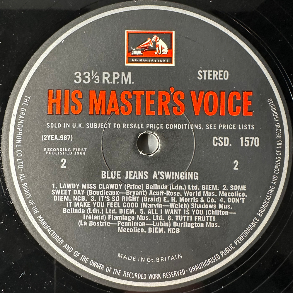 The Swinging Blue Jeans ‎– Blue Jeans A'Swinging (Англия 1964г.)