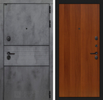 Дверь входная Лабиринт INFINITY  05 Итальянский орех металлическая