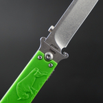 Нож Зубры зеленый (однолезвийный)