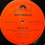 Mink DeVille ‎– Sportin' Life (Германия 1985г.)