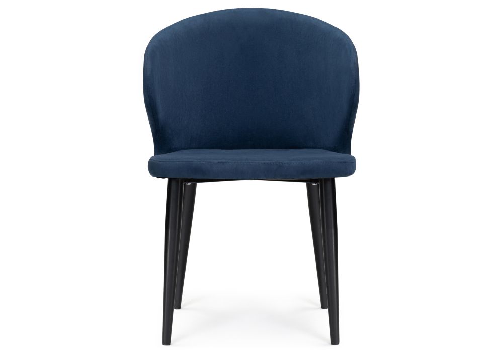 Стул на металлокаркасе Алсисар темно-синий / черный