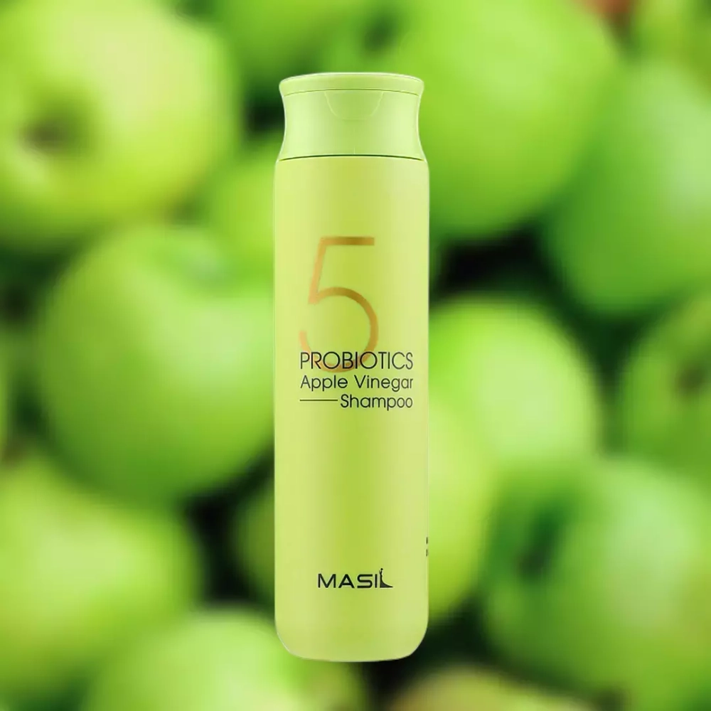 Шампунь для восстановления pH-баланса с яблочным уксусом Masil 5 Probiotics Apple Vinegar Shampoo (300мл)