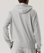 Мужская толстовка с капюшоном Atlantic, 1 шт. в уп., хлопок, светло-серый меланж, HMT-001
