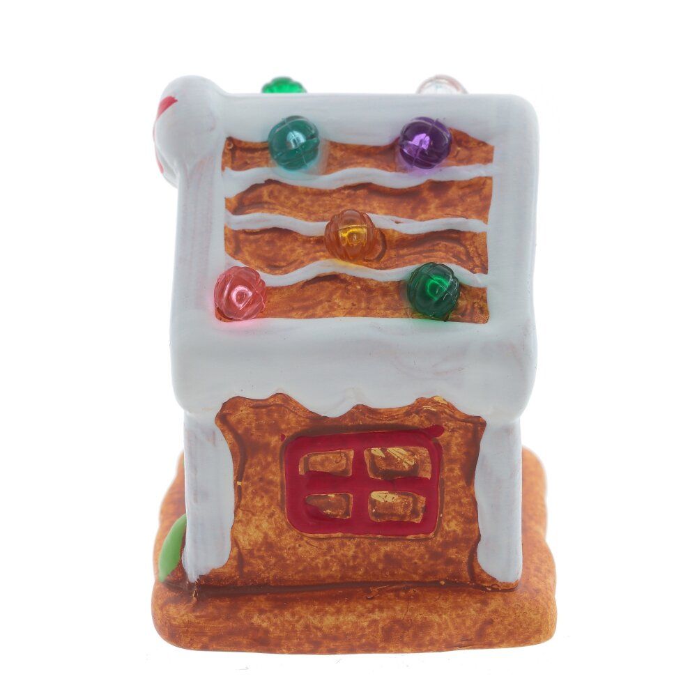 GAEM Фигурка декоративная с подсветкой "Домик пряничный" (LR44х2), L6 W5,5 H7,5 см