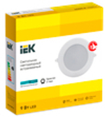 Светильник светодиодный ДВО 1713 белый круг 9Вт 4000К IP40 IEK